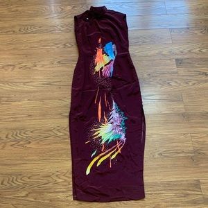 Stunning Vintage Chinois Dress